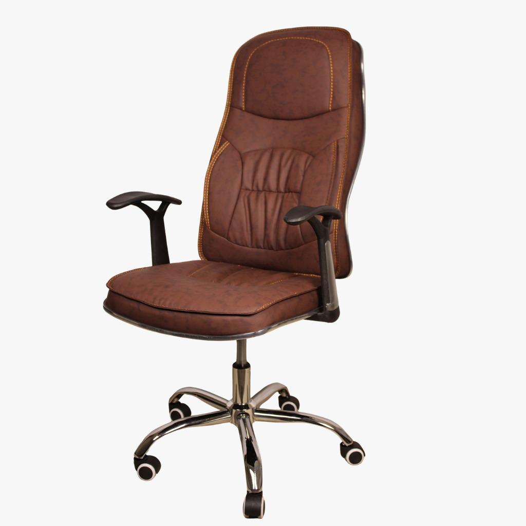 Presidential High-Back Brown Leather Executive Chair